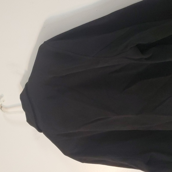Manuka Black Short Boxy Coat Size Small Medium Oversized Button Streetwear - Picture 8 of 11